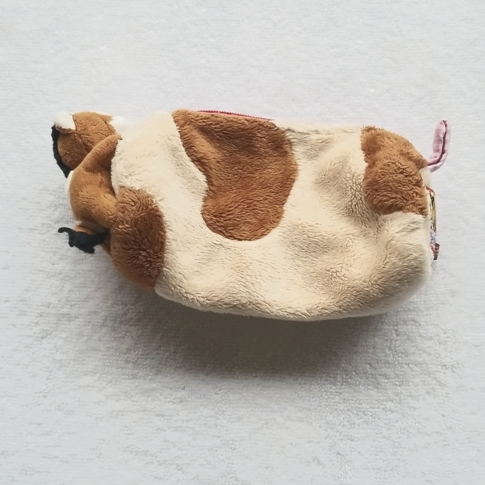 Die Spiegelburg Pferdefreunde furry zipper pouch tiny stuffed horse cow print